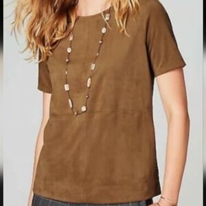 J. Jill WomensFaux Suede Top